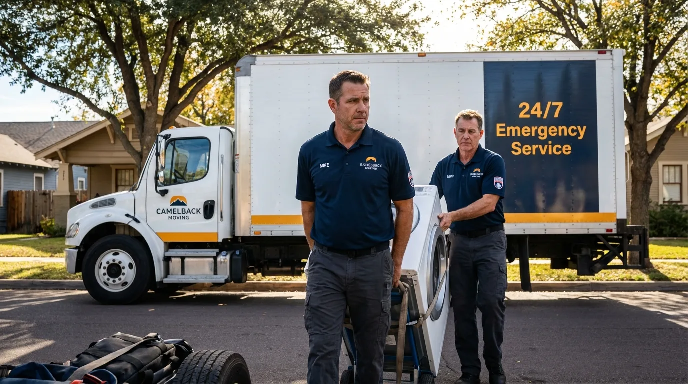 CamelBack Moving crew loading furniture in Tuscaloosa, AL
